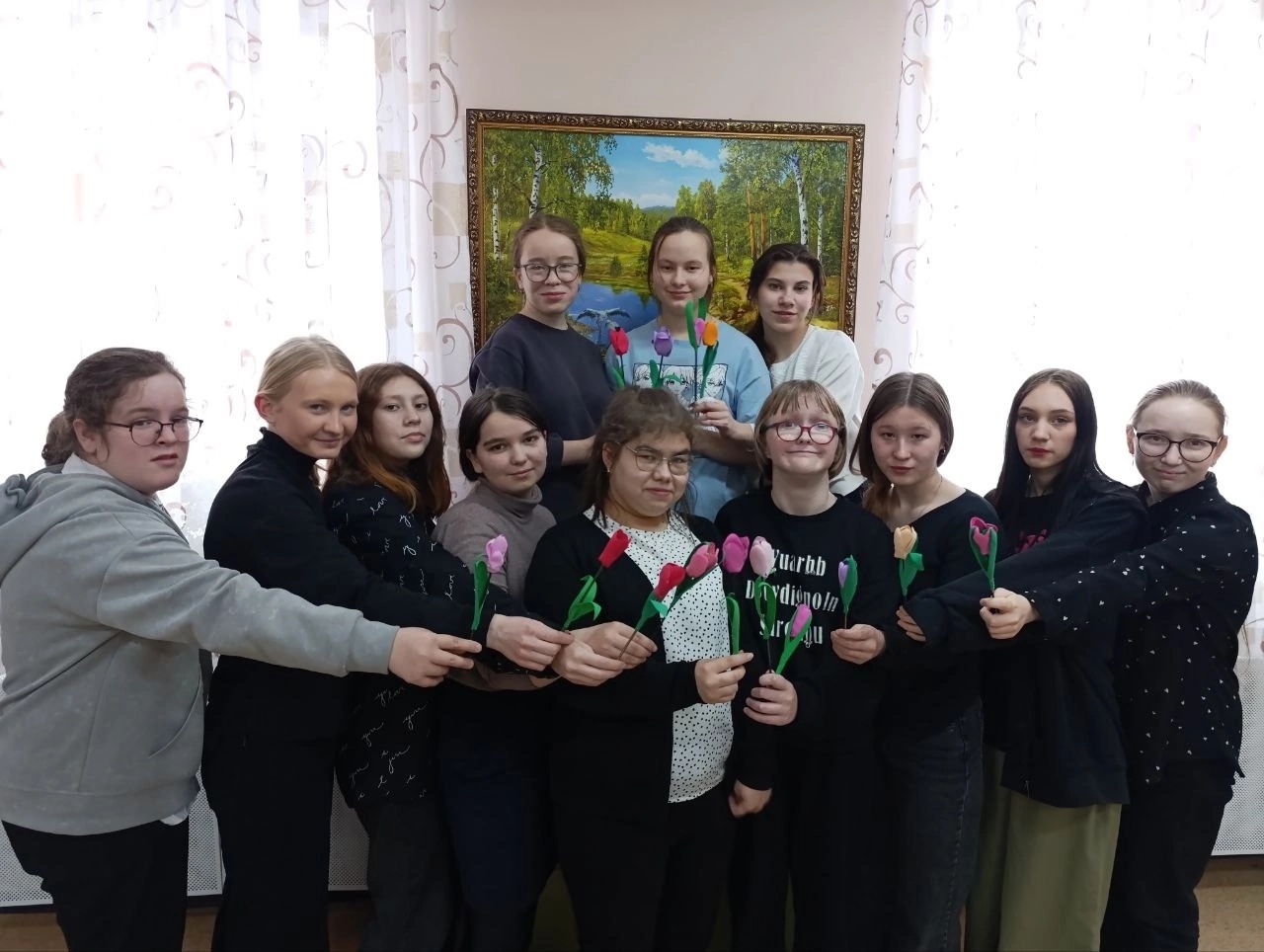 Мастер-класс по изготовлению тюльпанов.